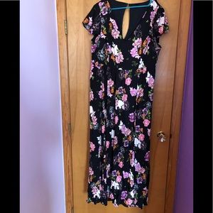 Torrid floral maxi dress